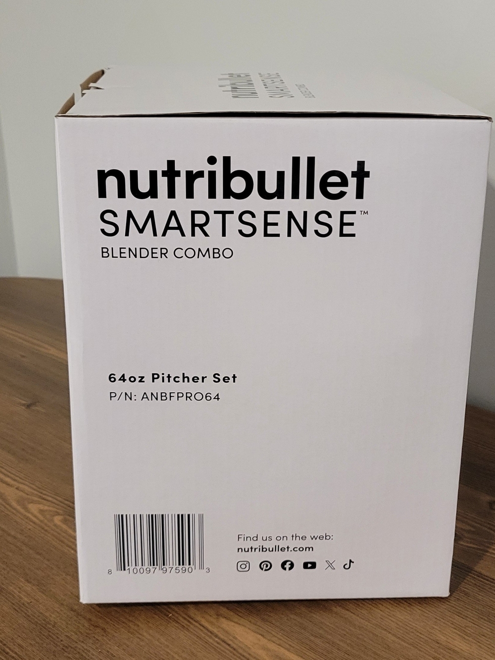 Nutribullet SmartSense 64oz Pitcher Set